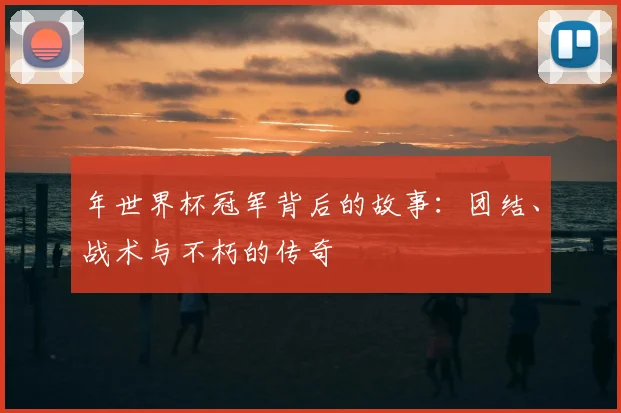 年世界杯冠军背后的故事：团结、战术与不朽的传奇